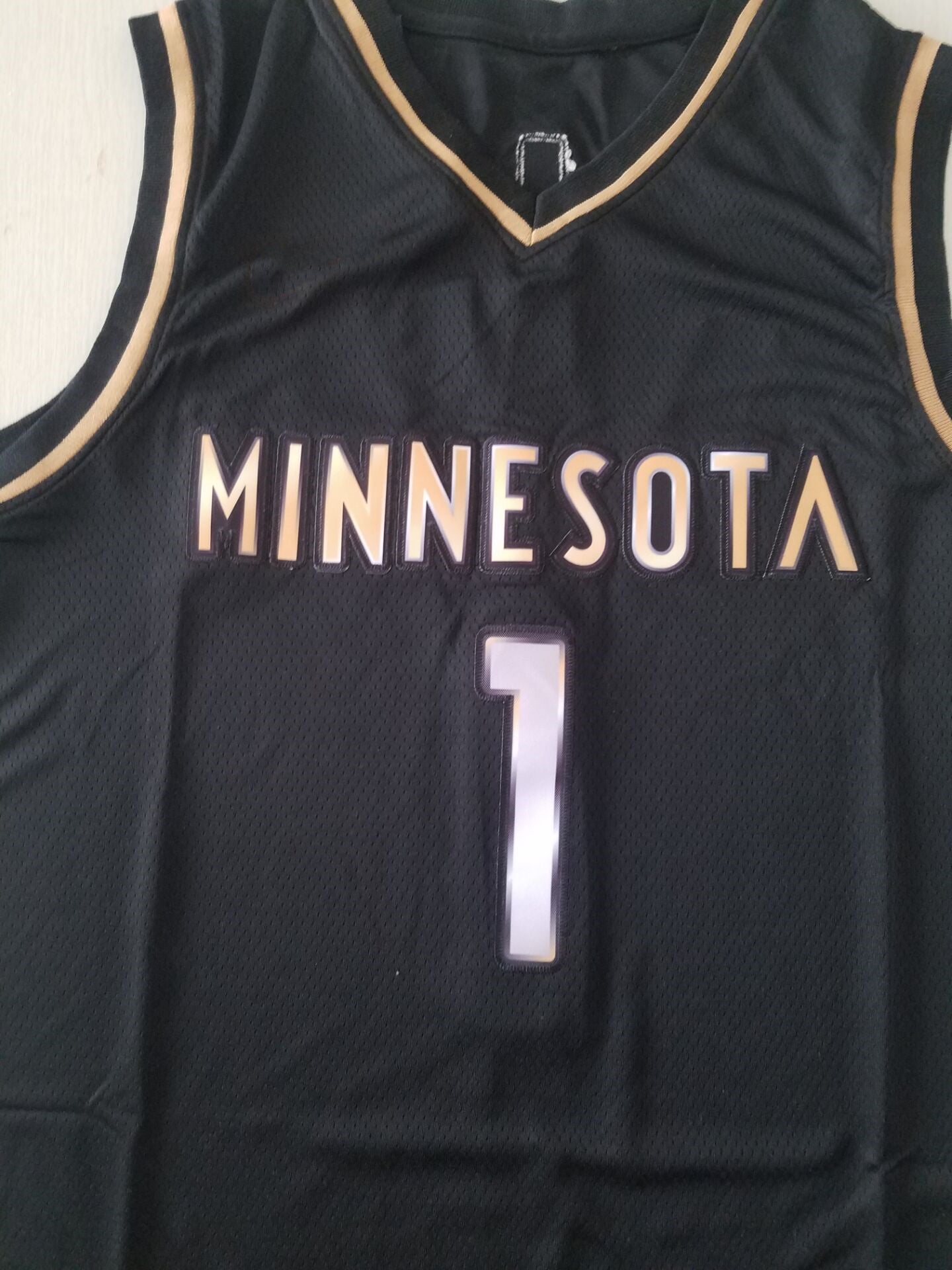 Men's Minnesota Timberwolves Anthony Edwards #1 Black Swingman Jersey