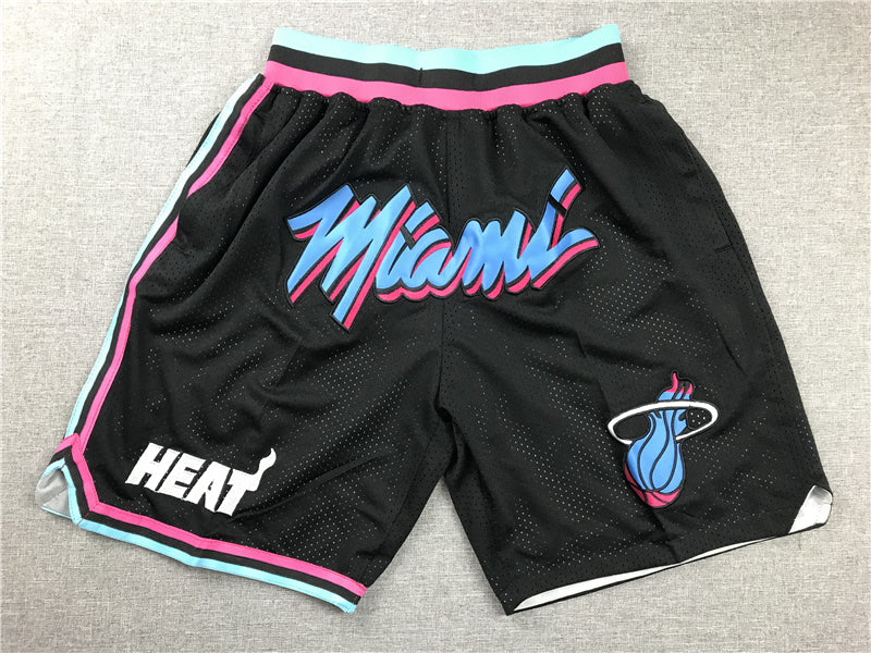 Men's Miami Heat Black Basketball Shorts City Edition