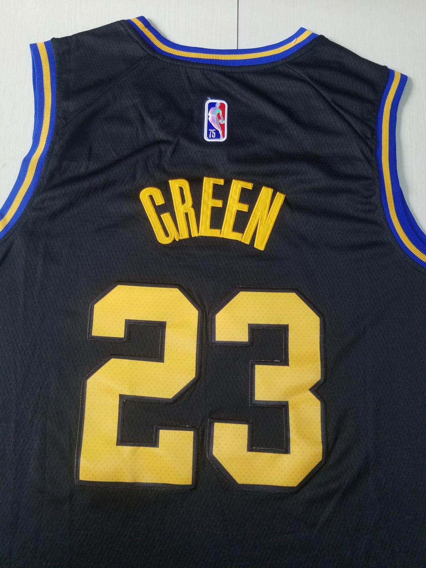 Men's Golden State Warriors Draymond Green #23 City Edition Black Classic Jersey