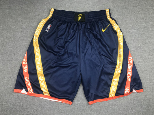 Men's Golden State Warriors Navy City Edition Basketball Shorts