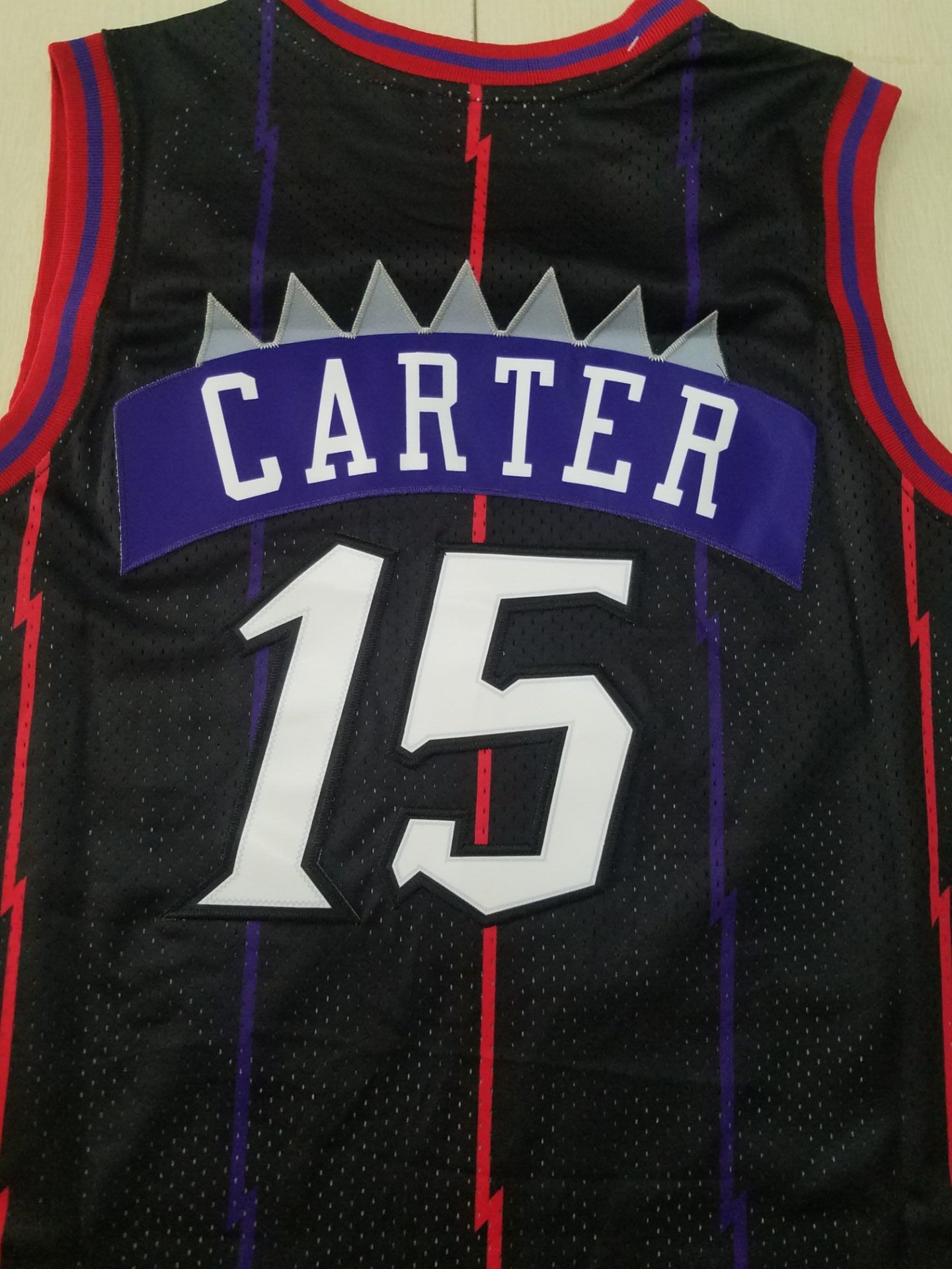 Men's Toronto Raptors Vince Carter 1988-89 Hardwood Classics Swingman Jersey