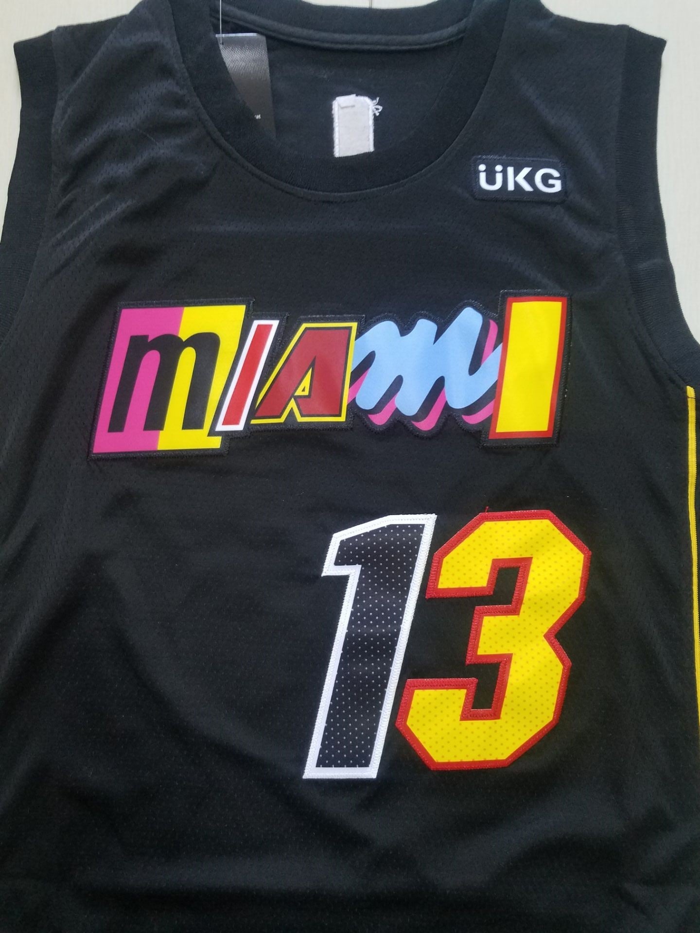 Men's Miami Heat Bam Adebayo #13 Black Swingman Jersey City Edition