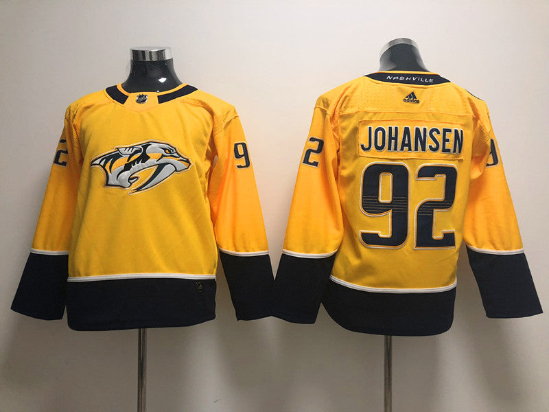 Men's Nashville Predators Ryan Johansen #92 Gold Home Breakaway Player Jersey