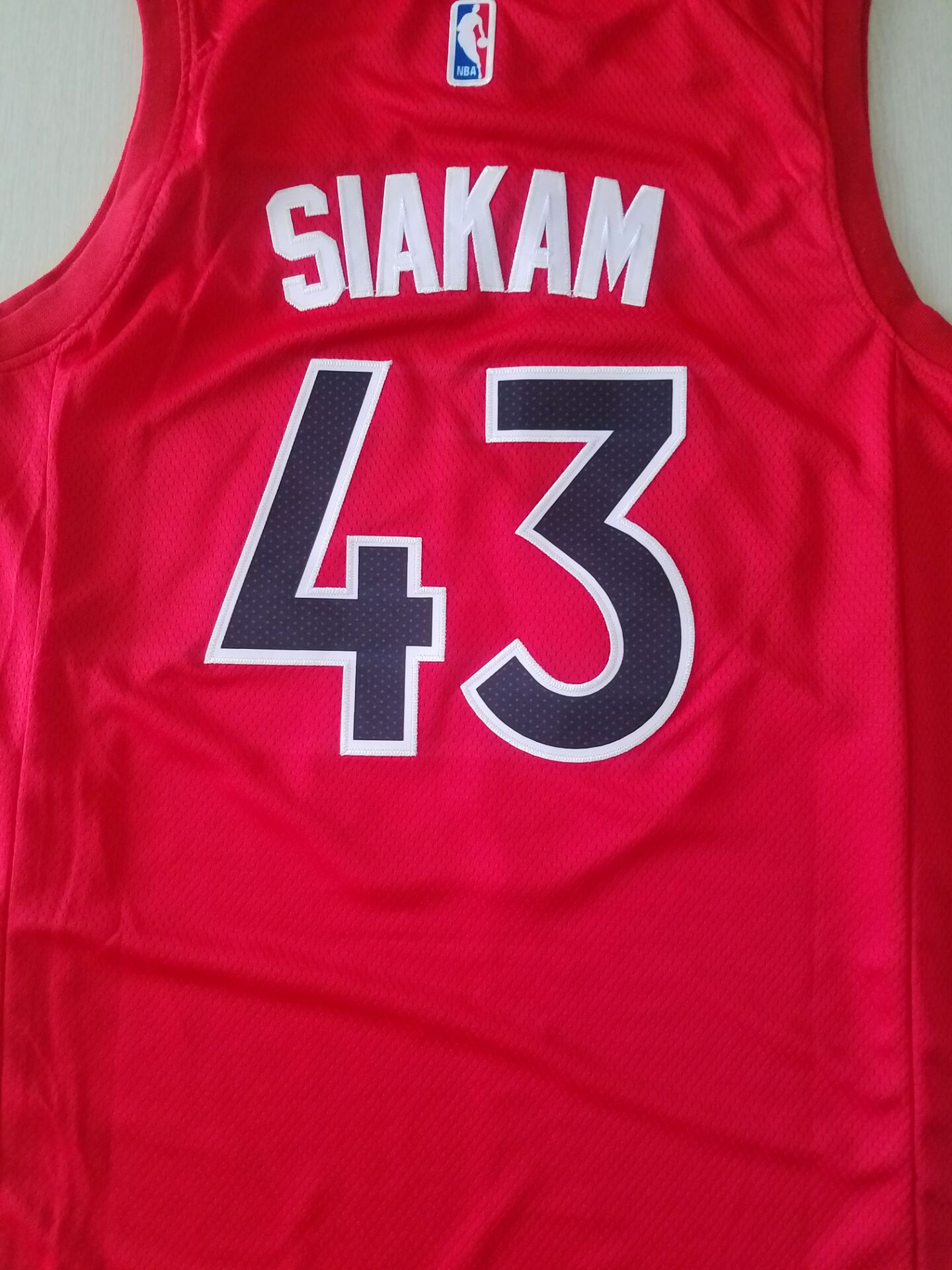 Men's Toronto Raptors Pascal Siakam Red 2021/22 Diamond Swingman Jersey