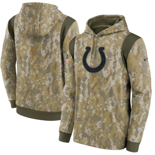 Men's Indianapolis Colts NFL 2021 Salute to Service Hoodie Camouflage