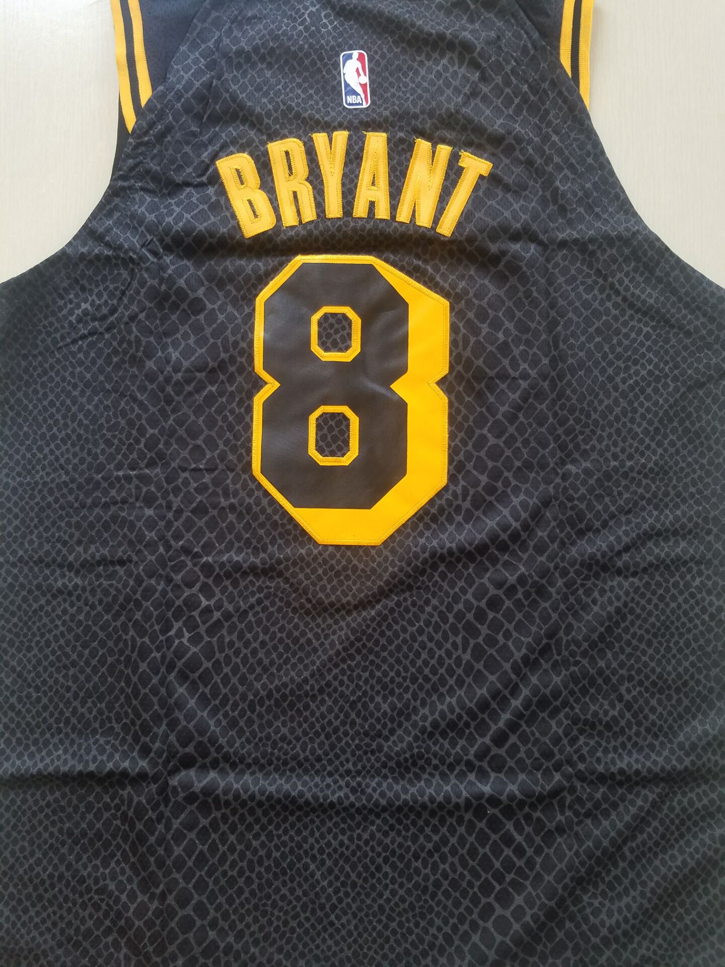 Men's Los Angeles Lakers Kobe Bryant #8 Black Swingman Player Jersey