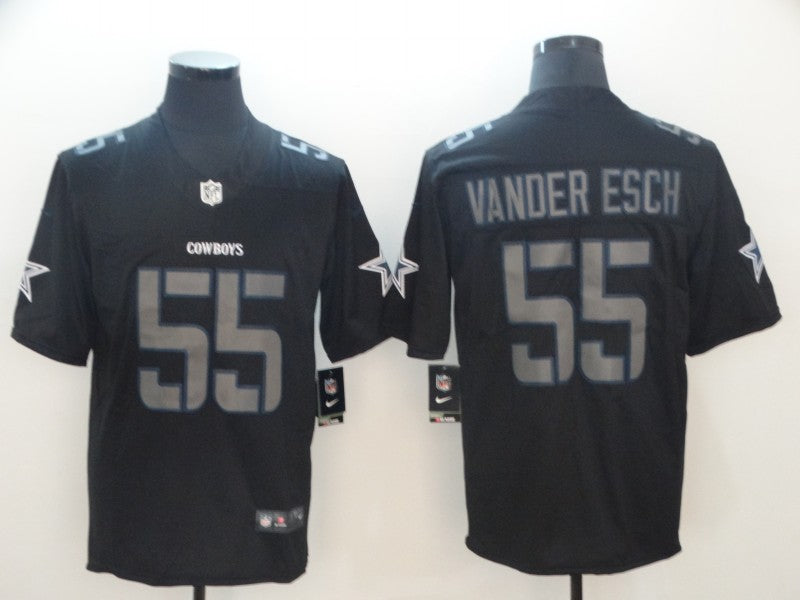 Men's Dallas Cowboys Leighton Vander Esch #55 Black Alternate Game Jersey