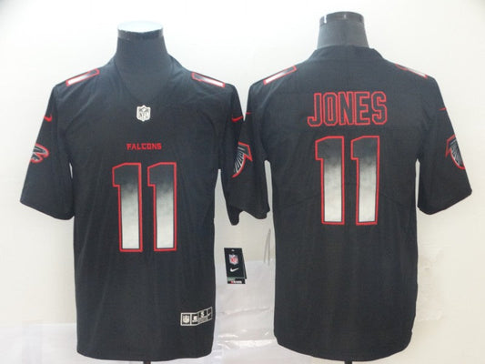 Men's Atlanta Falcons Julio Jones #11 Black Authentic Game Jersey