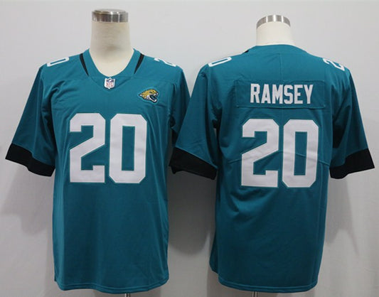 Men's Jacksonville Jaguars Jalen Ramsey #20 Teal Game Jersey