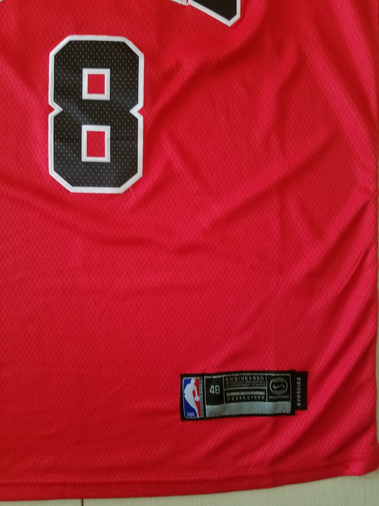 Men's Chicago Bulls Zach LaVine #8 Red Fast Break Player Jersey