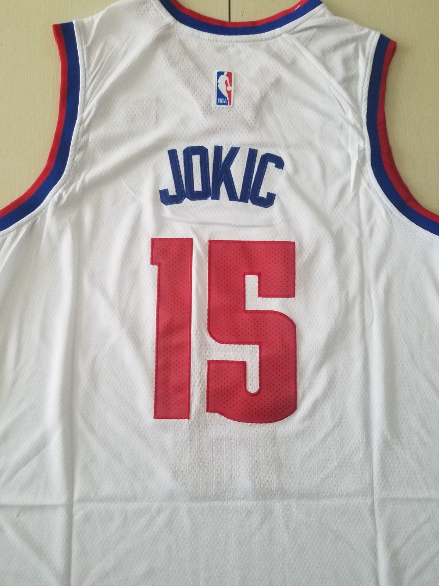 Men's Denver Nuggets Nikola Jokic #15 White Swingman Jersey - Reward version