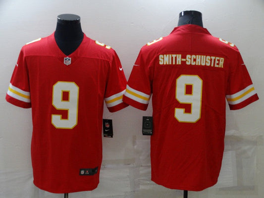 Men's Kansas City Chiefs JuJu Smith-Schuster #9 Red Game Jersey