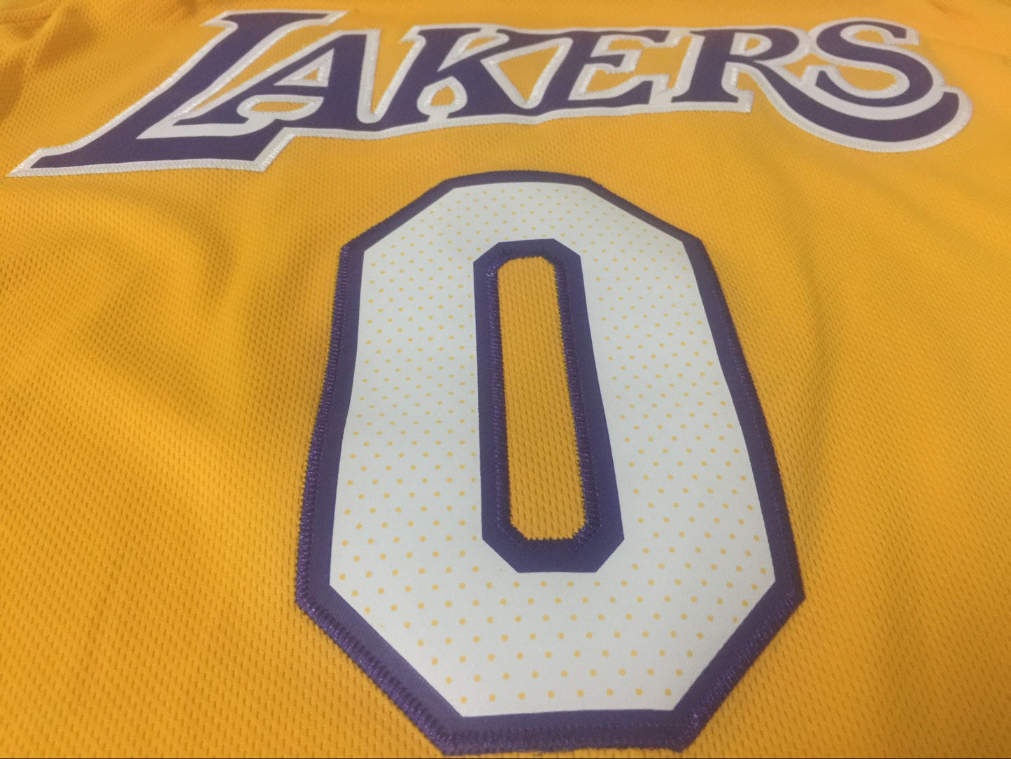 Men's Los Angeles Lakers Kyle Kuzma #0 NBA Yellow Swingman Jersey