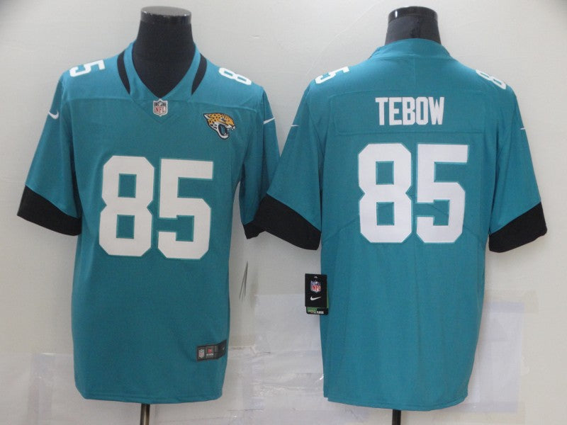 Men's Jacksonville Jaguars Tim Tebow #85 Teal Game Jersey