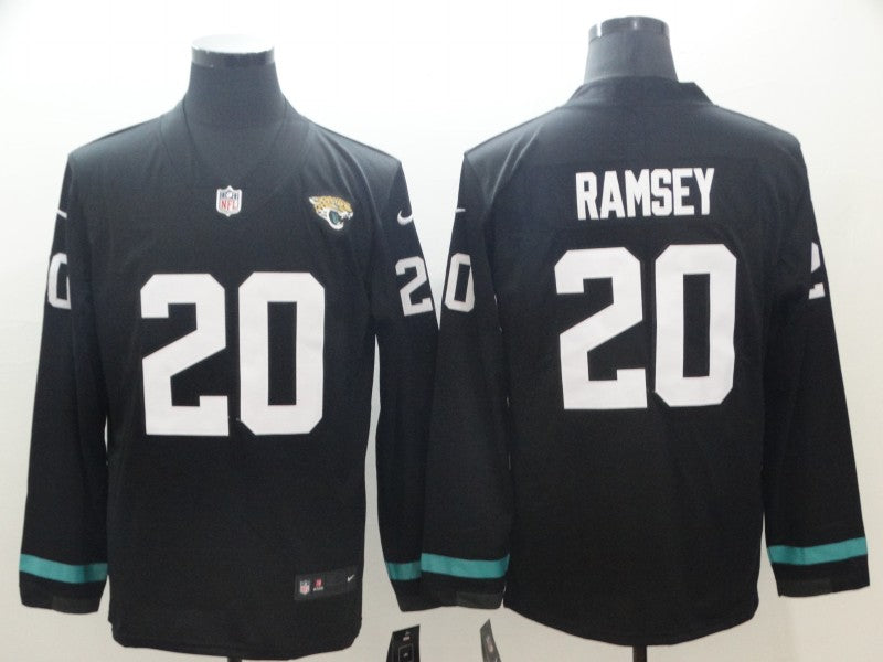 Men's Jacksonville Jaguars #20 Jalen Ramsey Black Player Game Jersey