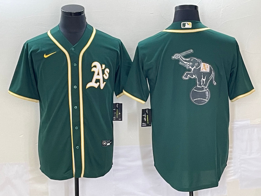 Men's Oakland Athletics Kelly Green Replica Game Jersey