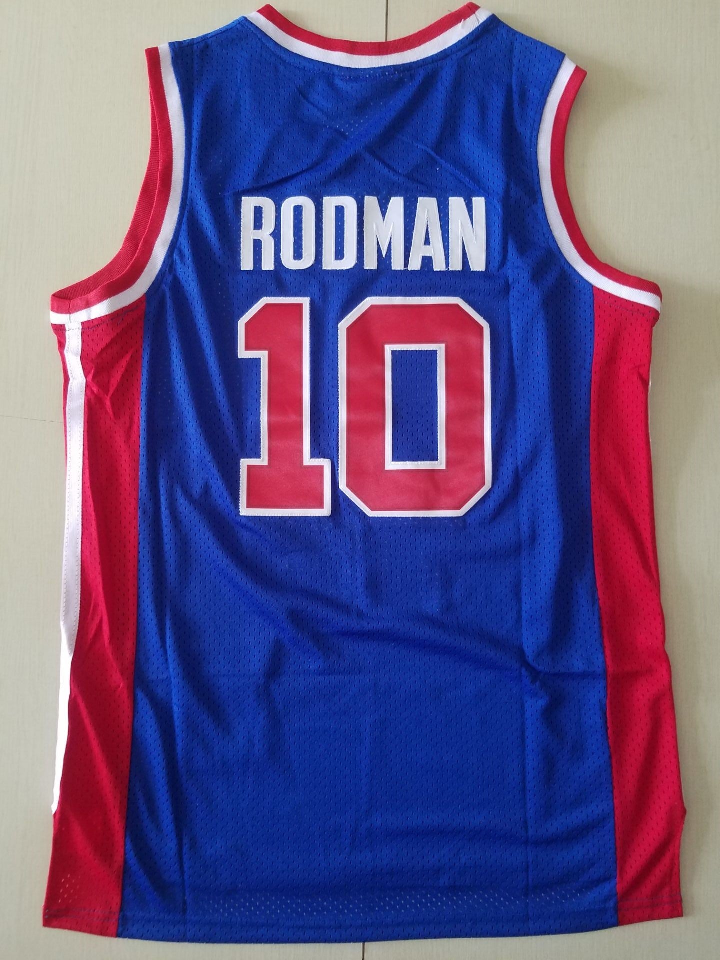 Men's Detroit Pistons Dennis Rodman 1988-89 Hardwood Classics Swingman Jersey