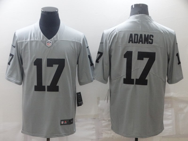 Men's Las Vegas Raiders Davante Adams #17 Gray Inverted Legend Jersey