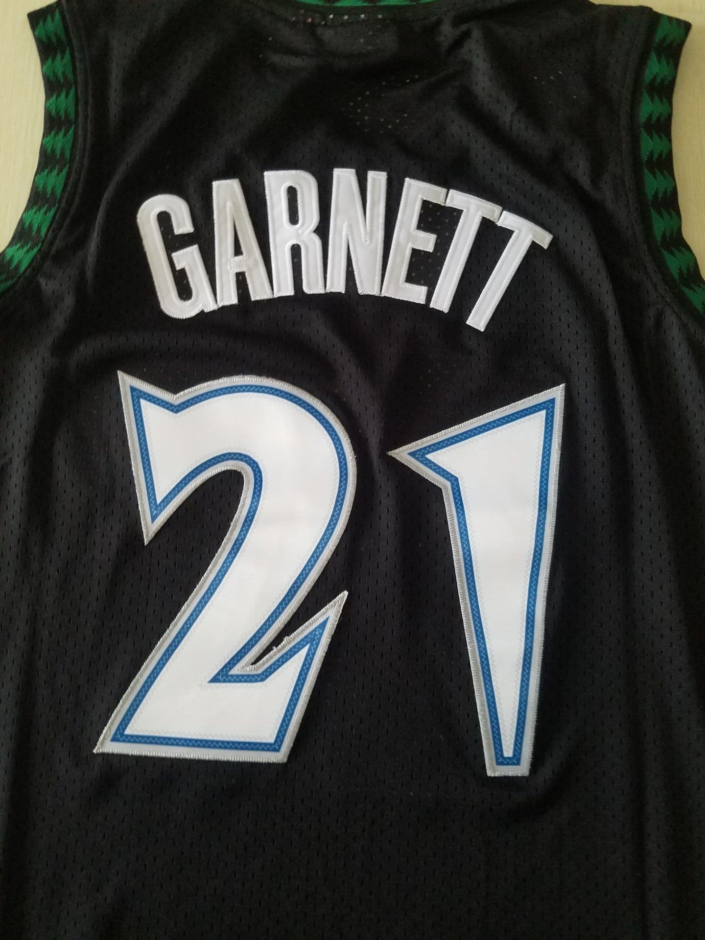 Men's Minnesota Timberwolves Kevin Garnett #21 Hardwood Classics Swingman Jersey