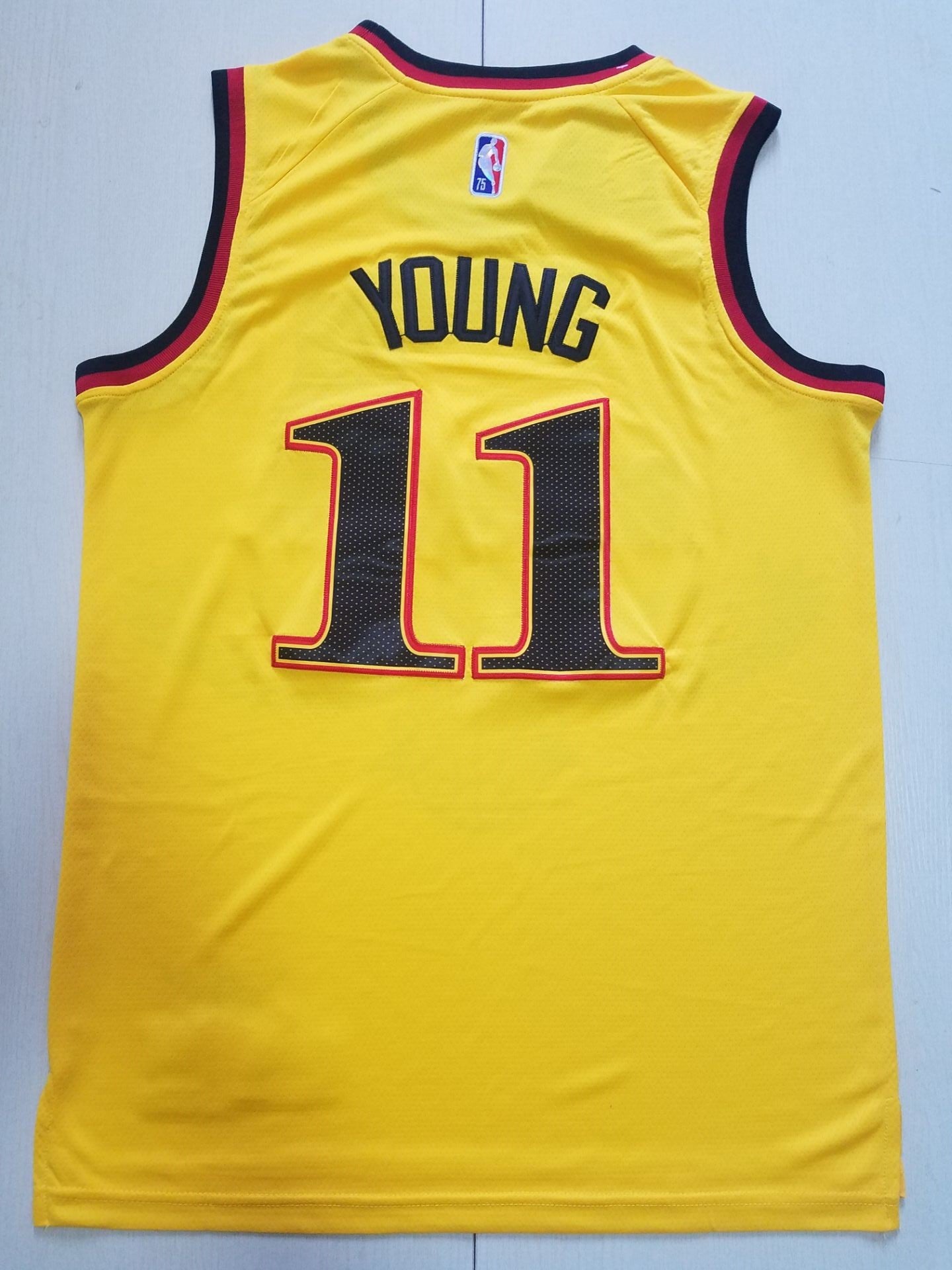 Men's Atlanta Hawks Trae Young Yellow 2021/22 Swingman Jersey - City Edition