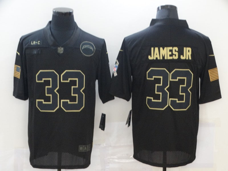 Men's Los Angeles Chargers Derwin James #33 Black Game Jersey