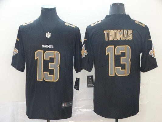 Men's New Orleans Saints Michael Thomas #13 Black Authentic Game Jersey