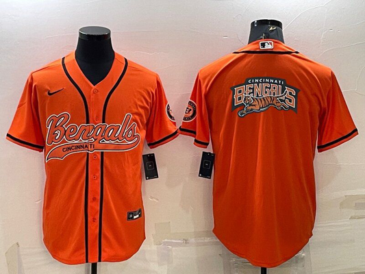 Men's Cincinnati Bengals Orange Fashion Jersey