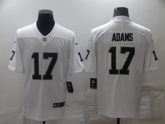 Men's Las Vegas Raiders Davante Adams #17 White Game Player Jersey