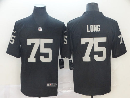 Men's Las Vegas Raiders Howie Long #75 Black Game Player Jersey