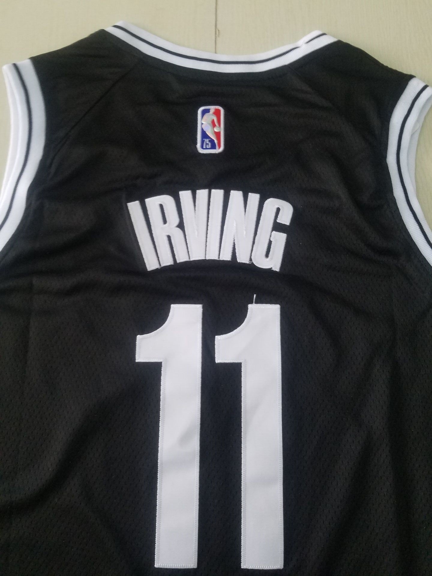 Men's Brooklyn Nets Kyrie Irving Black 2021/22 Diamond Swingman Jersey