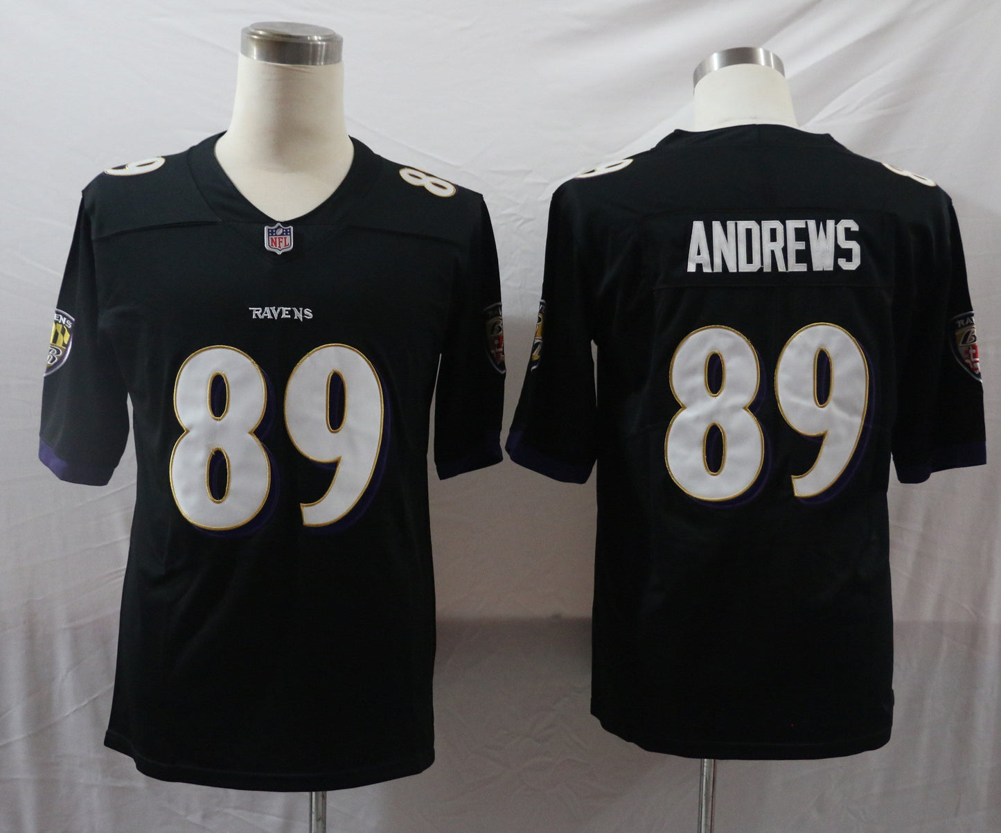 Men's Baltimore Ravens Mark Andrews #89 Black Vapor Limited Jersey