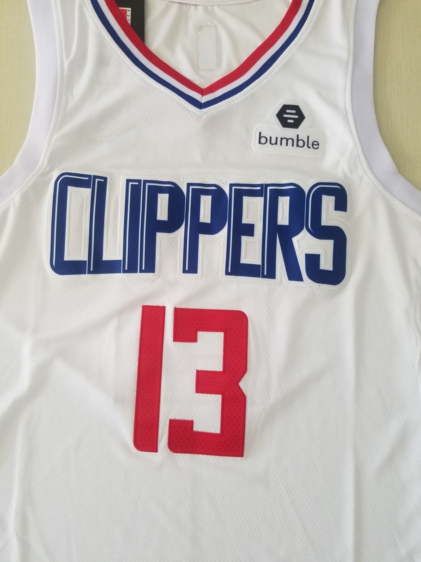 Men's LA Clippers Paul George 2019/20 Swingman Jersey White