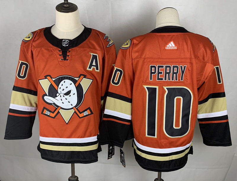 Men's Anaheim Ducks Corey Perry #10 Red Breakaway Jersey