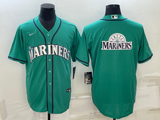 Men's Seattle Mariners Aqua Alternate Replica Team Jersey