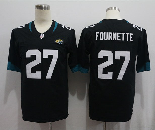 Men's Jacksonville Jaguars Leonard Fournette #27 Black Game Player Jersey