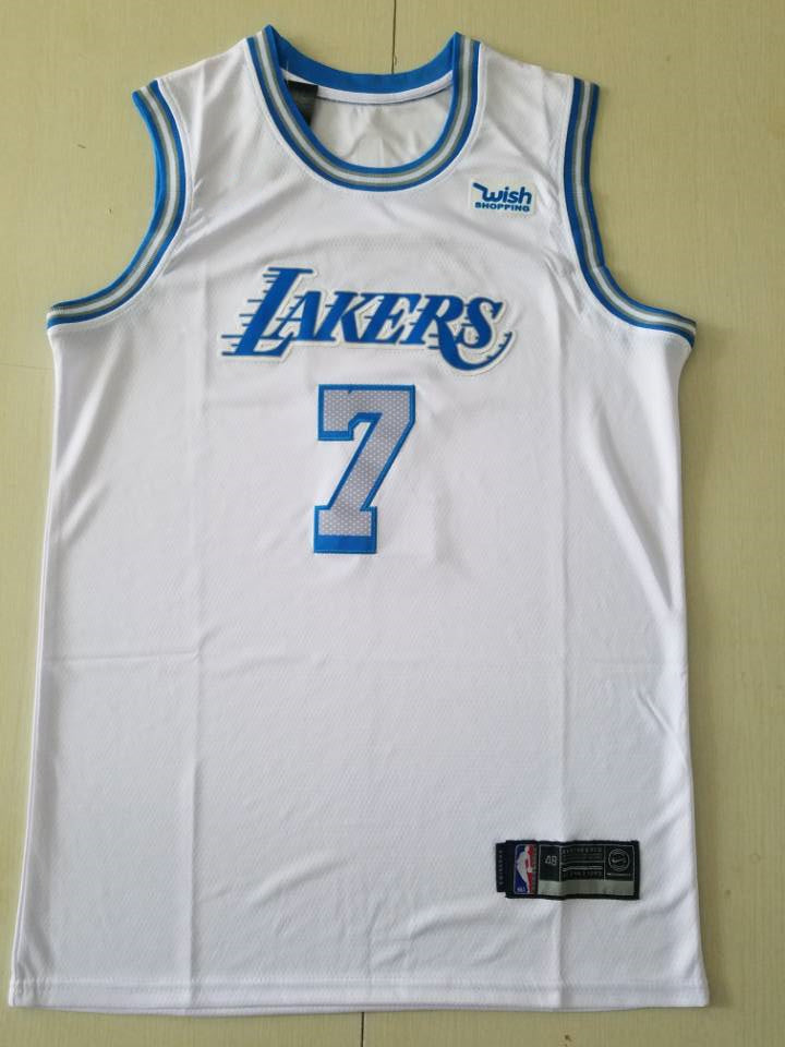 Men's Los Angeles Lakers Carmelo Anthony White Swingman Jersey - City Edition