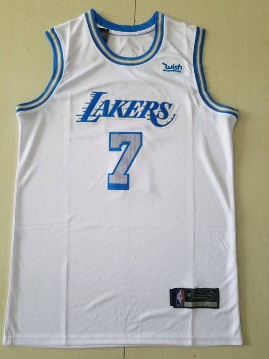 Men's Los Angeles Lakers Carmelo Anthony White Swingman Jersey - City Edition