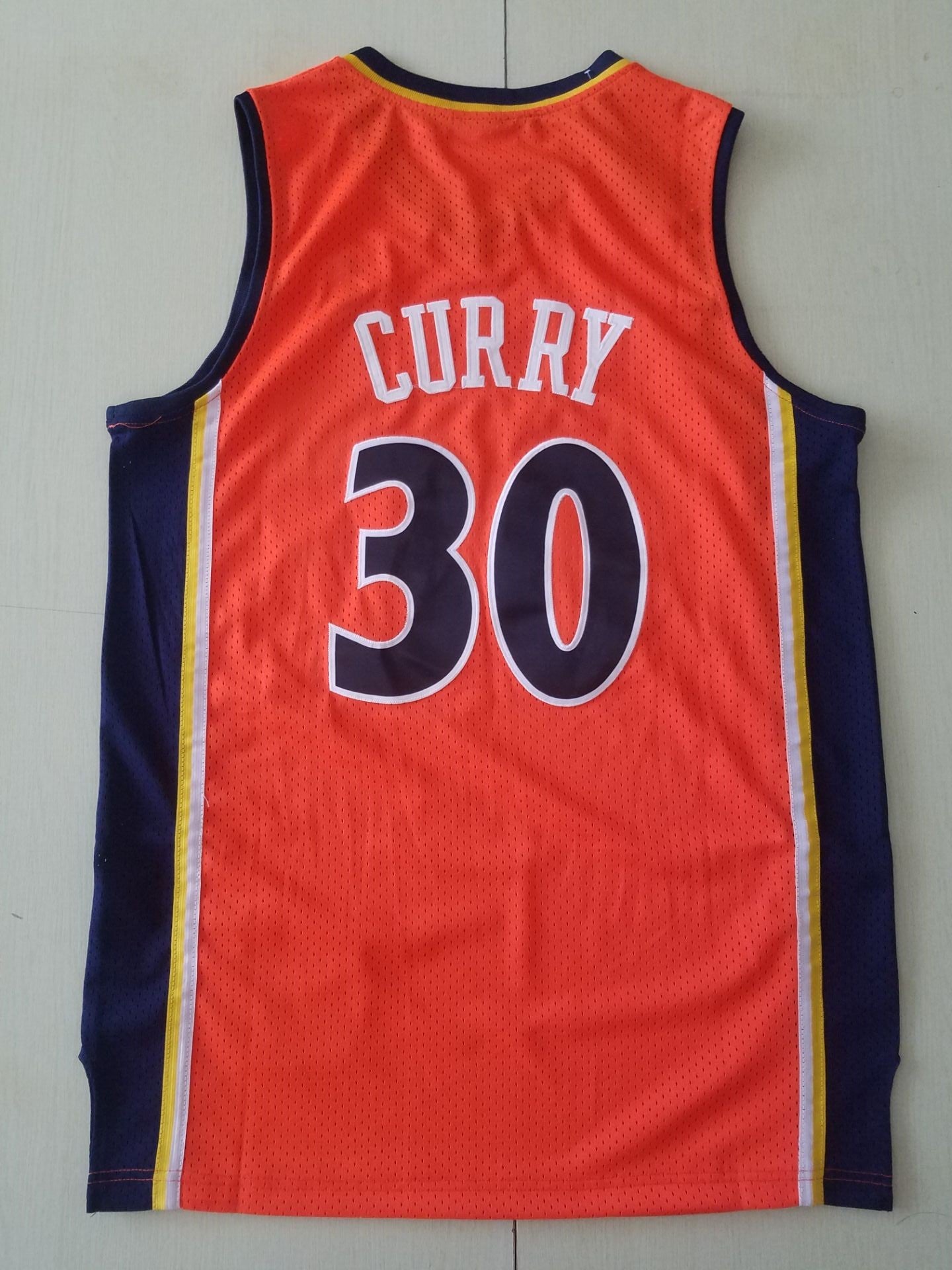 Men's Golden State Warriors Stephen Curry Fanatics Branded Orange Classic Jersey