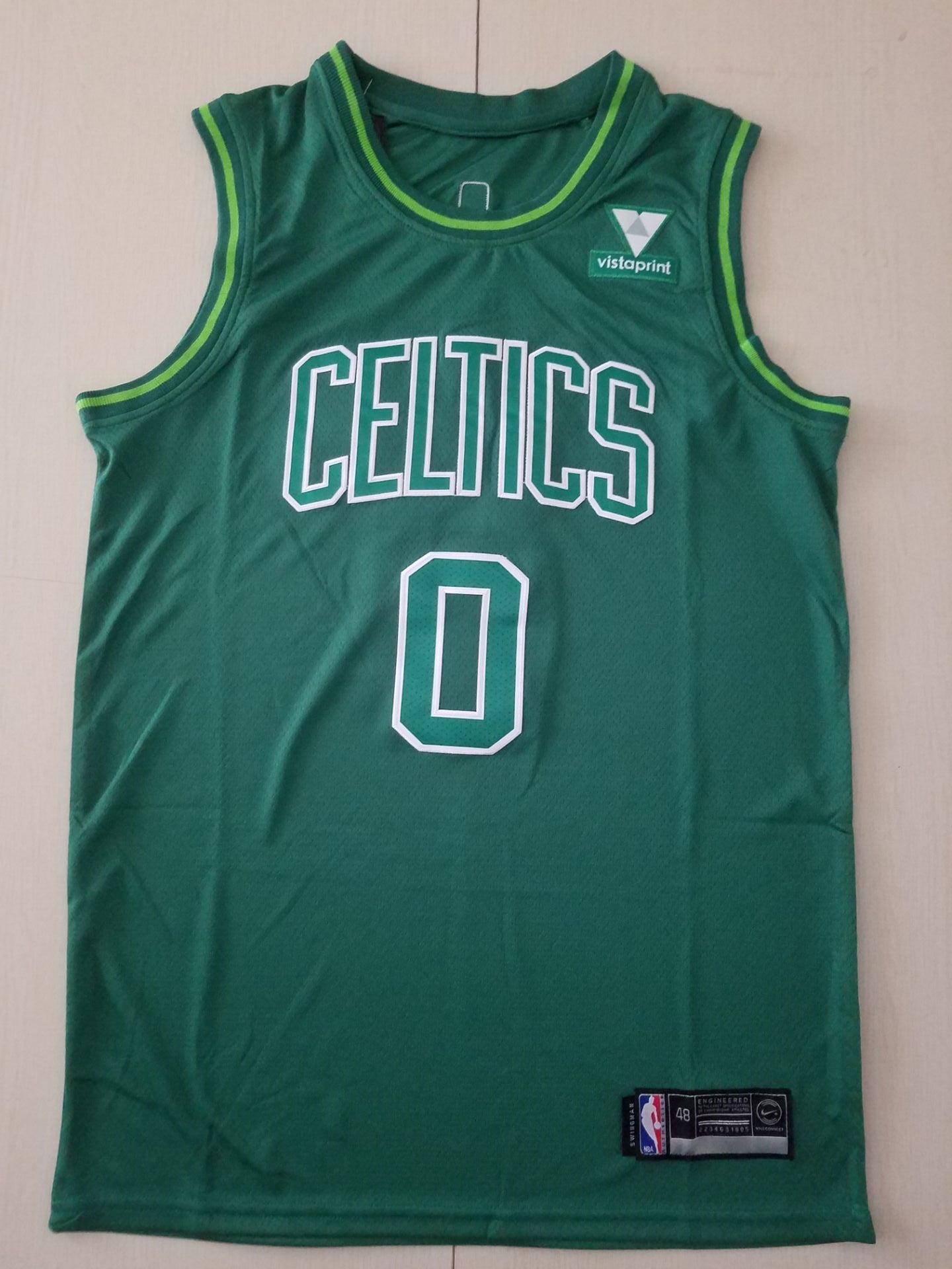 Men's Boston Celtics Jayson Tatum #0 Green Swingman Player Jersey