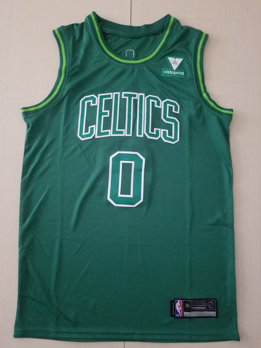 Men's Boston Celtics Jayson Tatum #0 Green Swingman Player Jersey