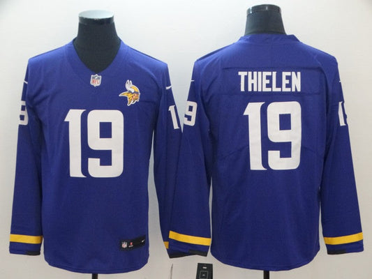 Men's Minnesota Vikings Adam Thielen #19 Purple Player Game Jersey