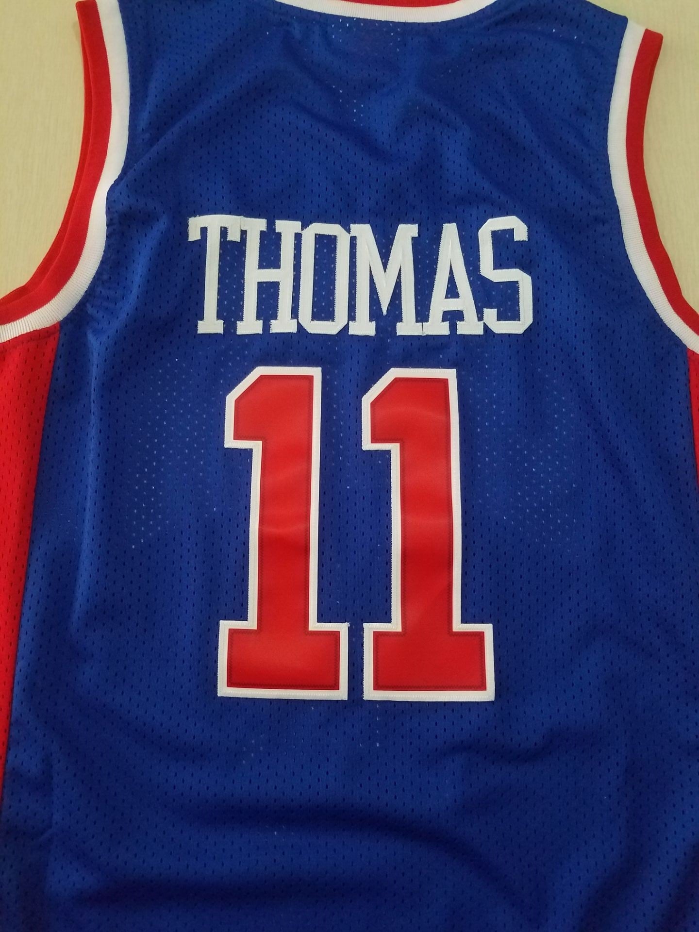 Men's Detroit Pistons Isiah Thomas 1988-89 Hardwood Classics Swingman Jersey