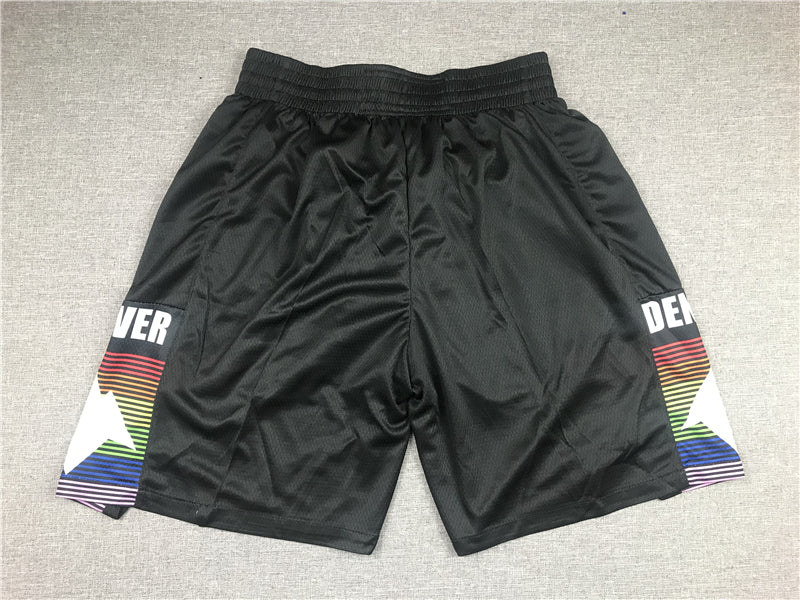 Men's Denver Nuggets Black City Edition Basketball Shorts