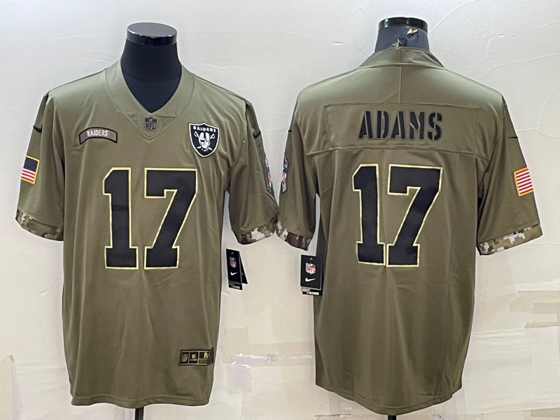 Men's Las Vegas Raiders #17 Davante Adams Game Jersey Stitched American Football Jerseys