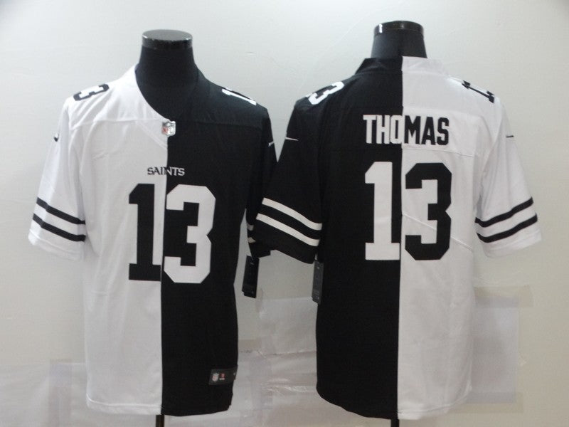 Men's New Orleans Saints Michael Thomas #13 Black/White Game Jersey