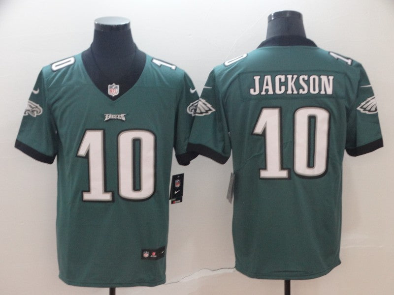 Men's Philadelphia Eagles Desean Jackson #10 Midnight Green Game Jersey