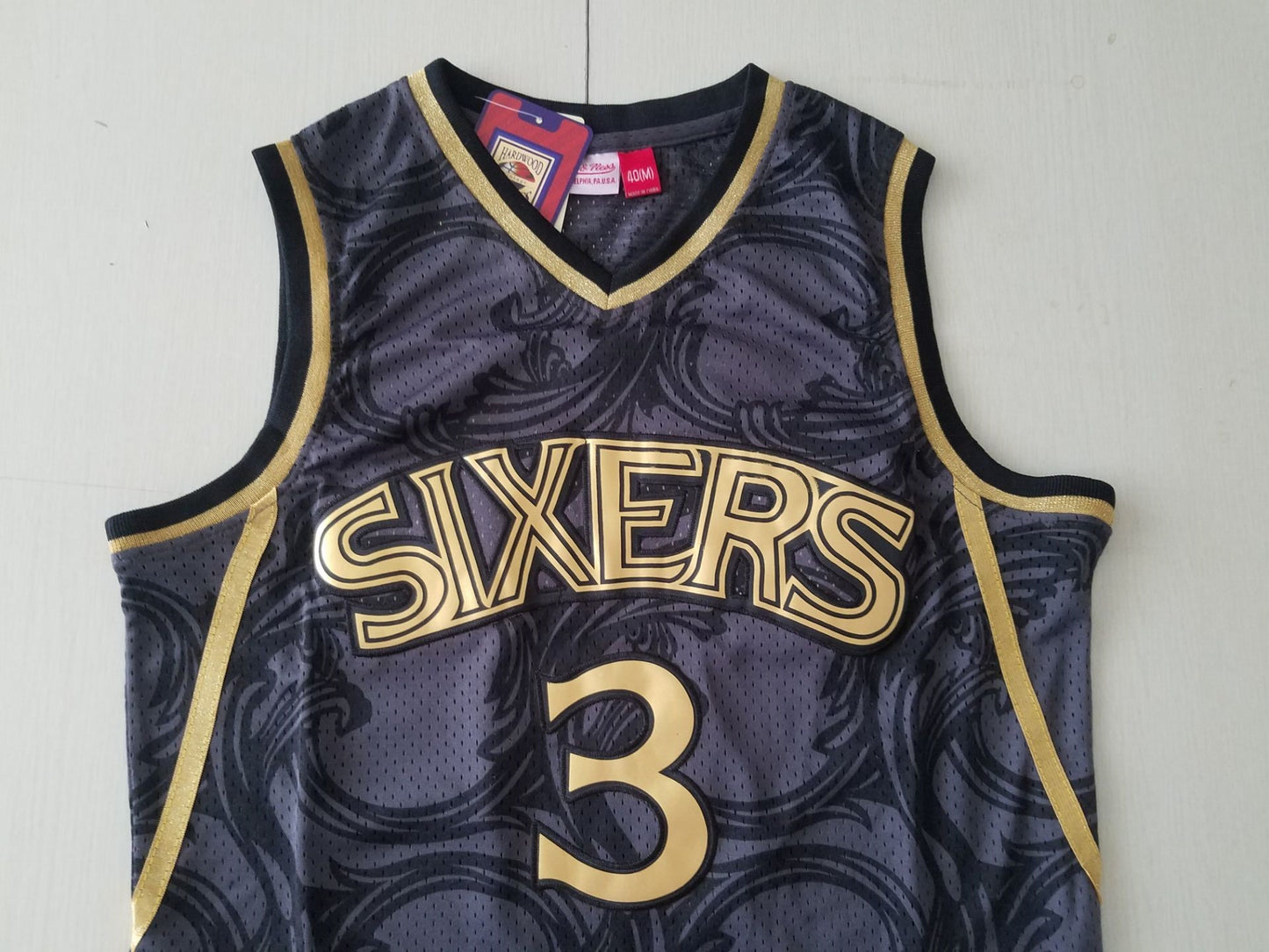 Men's Philadelphia 76ers Allen Iverson 1996-97 Hardwood Classics Jersey