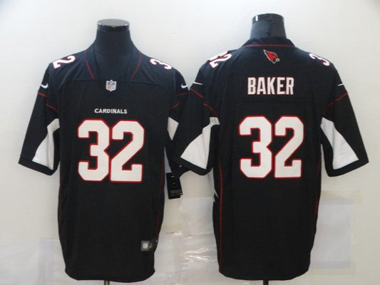 Men's Arizona Cardinals Budda Baker #32 Black Game Player Jersey