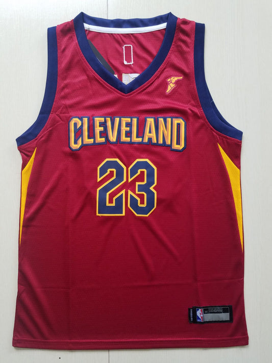 Men's Cleveland Cavaliers LeBron James #23 Red Swingman Player Jersey