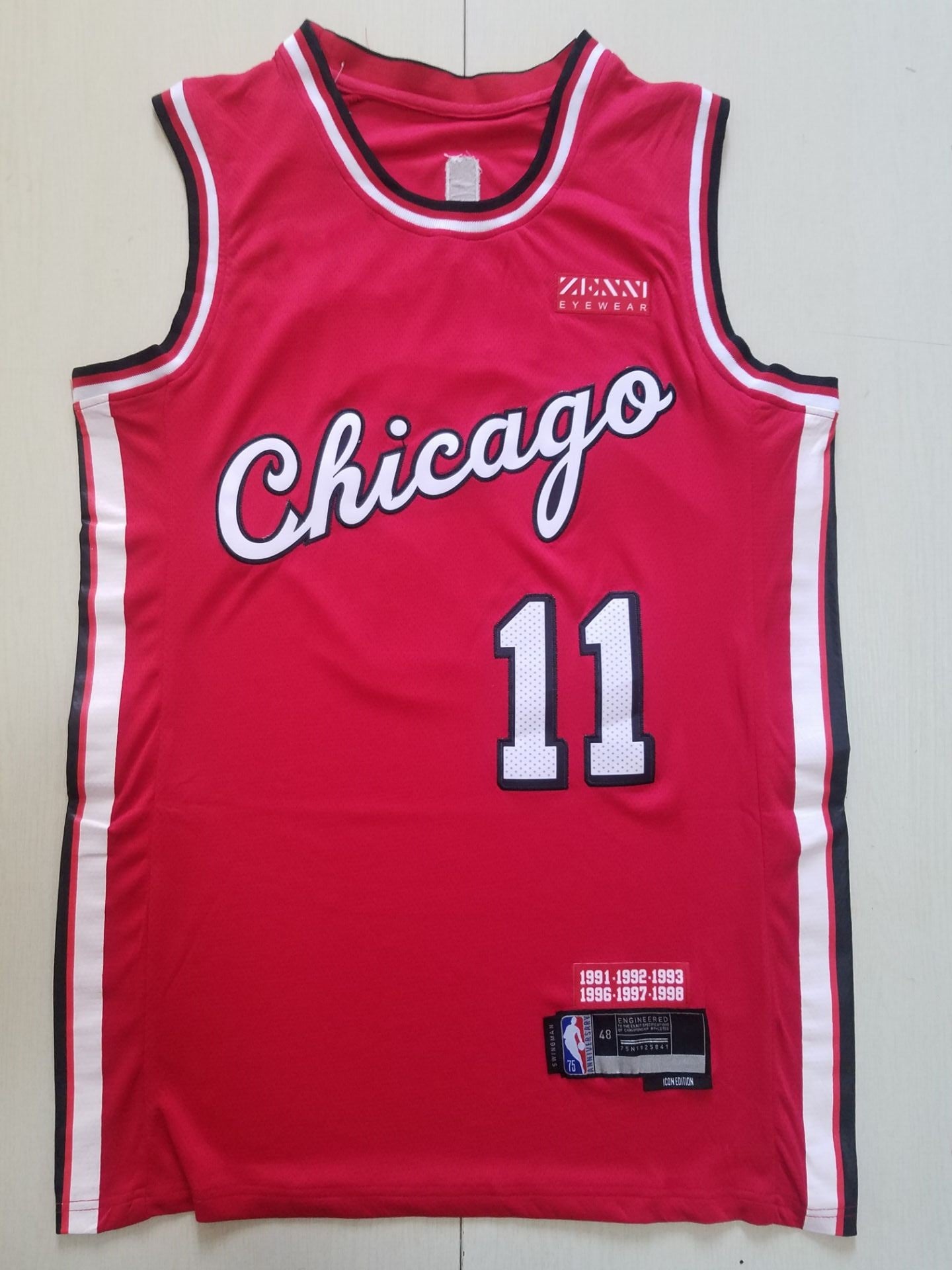 Men's Chicago Bulls DeMar DeRozan #11 Red 2021/22 Swingman Jersey